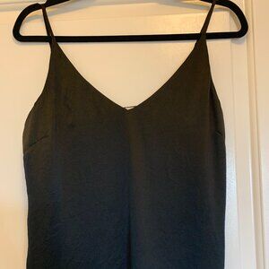 L'Agence black silk camisole cami